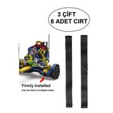 Citymate Elektrikli Kaykay Aksesuarı Hoverkart Cırt Tüm Modeller İle Uyumlu Cırt 3 Çift 6 Adet