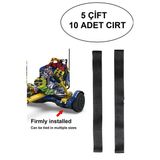 Citymate Elektrikli Kaykay Aksesuarı Hoverkart Cırt Tüm Modeller İle Uyumlu Cırt 5 Çift 10 Adet