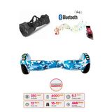 Citymate Elektrikli Kaykay Full Ledli Hoverboard Bluetooth Hoparlörlü 6.5 Inch Çanta Hediye D03