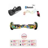 Citymate Elektrikli Kaykay Full Ledli Hoverboard Bluetooth Hoparlörlü 6.5 Inch Çanta Hediyeli D01