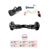 Citymate Elektrikli Kaykay Full Ledli Hoverboard Bluetooth Hoparlörlü 6.5 Inch Çanta Hediyeli D02