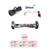 Citymate Elektrikli Kaykay Full Ledli Hoverboard Bluetooth Hoparlörlü 6.5 Inch Çanta Hediyeli D06