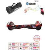 CityMate Elektrikli Kaykay Full Ledli Hoverboard Bluetooth Hoparlörlü 6.5 Inch Çanta Hediyeli D15