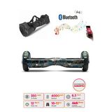 CityMate Elektrikli Kaykay Full Ledli Hoverboard Bluetooth Hoparlörlü 6.5 Inch D18
