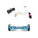 CityMate Elektrikli Kaykay Full Ledli Hoverboard Bluetooth Hoparlörlü 6.5 Inch D20 - Çanta Hediyelidir