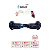 Citymate Elektrikli Kaykay Hoverboard 6.5 Inç Gökyüzü Grafity Desenli Akıllı Denge D12