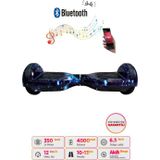 Citymate Elektrikli Kaykay Hoverboard 6.5 Inch Gökyüzü Grafity Desenli Akıllı Dengeli D12