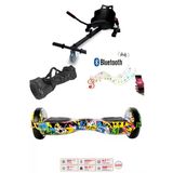 Citymate Elektrikli Kaykay Hoverboard Akıllı Denge 6.5 Inch + Hoverkart + Çanta Extrem Paket D01