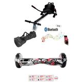 Citymate Elektrikli Kaykay Hoverboard Akıllı Denge 6.5 Inch + Hoverkart + Çanta Extrem Paket D06