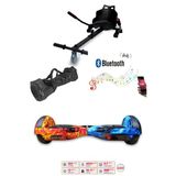 Citymate Elektrikli Kaykay Hoverboard Akıllı Denge 6.5 Inch + Hoverkart + Çanta Extrem Paket D10