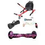 Citymate Elektrikli Kaykay Hoverboard Akıllı Denge 6.5 Inch + Hoverkart + Çanta Extrem Paket D13