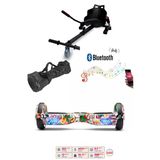 Citymate Elektrikli Kaykay Hoverboard Akıllı Denge 6.5 Inch + Hoverkart + Çanta Extrem Paket D19