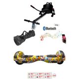 Citymate Elektrikli Kaykay Hoverboard Akıllı Denge 6.5 Inch + HoverKart + Çanta EXTREM PAKET D25