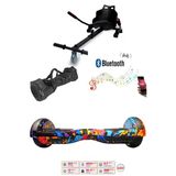 Citymate Elektrikli Kaykay Hoverboard Akıllı Denge 6.5 Inch + HoverKart + Çanta EXTREM PAKET D26