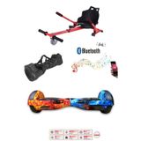 Citymate Elektrikli Kaykay Hoverboard Akıllı Denge 6.5 Inch + Hoverkart + Çanta Extrem Paket Desen10