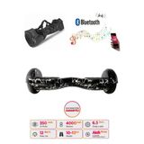 CityMate Elektrikli Kaykay Hoverboard Bluetooth Hoparlörlü 6.5 İnç Grafiti D02 - Çanta Hediye