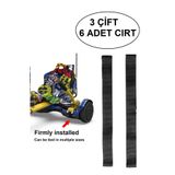 CityMate Elektrikli Kaykay HoverCart Aksesuarı HOVERKART CIRTI Tüm Modeller ile Uyumlu Cırt 3 Çift 6 Adet