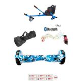Citymate Elektrikli Kaykay Scooter Akıllı Denge Hoverboard + HoverKart + Çanta FULL LEDLİ EXTREM PAKET D03