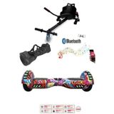 Citymate Elektrikli Kaykay Scooter Akıllı Denge Hoverboard + HoverKart + Çanta FULL LEDLİ EXTREM PAKET D16