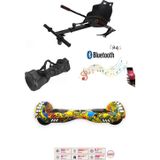 Citymate Elektrikli Kaykay Scooter Akıllı Denge Hoverboard + HoverKart + Çanta FULL LEDLİ EXTREM PAKET D21