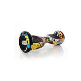 CityMate Elektrikli Kaykay Scooter Hoverboard 6.5 Inch Kurukafa Grafity Desenli Akıllı Denge -d01