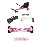 CityMate Elektrikli Kaykay Scooter Hoverboard Akıllı Denge 6.5 Inch + Hover Kart + Çanta EXTREM PAKET D05