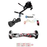 CityMate Elektrikli Kaykay Scooter Hoverboard Akıllı Denge 6.5 Inch + Hover Kart + Çanta EXTREM PAKET D06