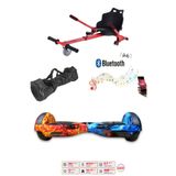 CityMate Elektrikli Kaykay Scooter Hoverboard Akıllı Denge 6.5 Inch + Hover Kart + Çanta EXTREM PAKET D10