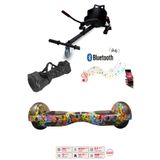 CityMate Elektrikli Kaykay Scooter Hoverboard Akıllı Denge 6.5 Inch + Hover Kart + Çanta EXTREM PAKET D22