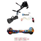 CityMate Elektrikli Kaykay Scooter Hoverboard Akıllı Denge 6.5 Inch + Hover Kart + Çanta EXTREM PAKET D26