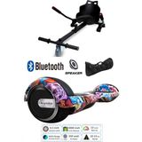 Citymate Elektrikli Kaykay Scooter Hoverboard Akıllı Dengeli + Hover Kart + Çanta Full Paket - Butterfly