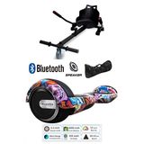 Citymate Elektrikli Kaykay Scooter Hoverboard Akıllı Dengeli - Hover Kart - Çanta Full Paket Desen10