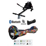 Citymate Elektrikli Kaykay Scooter Hoverboard Akıllı Dengeli - Hover Kart - Çanta Full Paket Desen13