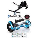Citymate Elektrikli Kaykay Scooter Hoverboard Akıllı Dengeli - Hover Kart - Çanta Full Paket Desen15