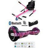 Citymate Elektrikli Kaykay Scooter Hoverboard Akıllı Dengeli + Hover Kart + Çanta Full Paket Elektrikli Kaykay Scooter Hoverboard Akıllı Dengeli + Hover Kart + Çanta Full Paket - Uzay Moru