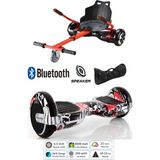 Citymate Elektrikli Kaykay Scooter Hoverboard Akıllı Dengeli + Hover Kart + Çanta Full Paket - Tüylü