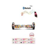 Citymate Hoverboard 6.5 inch Elektrikli Kaykay Scooter Bluetooth Hoparlörlü D03 beyaz-grafity