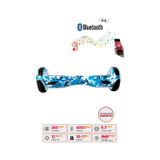 Citymate Hoverboard 6.5 inch Elektrikli Kaykay Scooter Bluetooth Hoparlörlü D03 mavi-kamuflaj