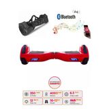 Citymate Hoverboard Elektrikli Kaykay Bluetooth Hoparlörlü 6.5 Inch Çanta Hediyeli Kırmızı