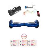 Citymate Hoverboard Elektrikli Kaykay Bluetooth Hoparlörlü 6.5 Inch Çanta Hediyeli Mavi