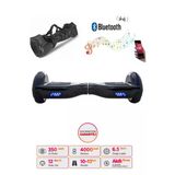 Citymate Hoverboard Elektrikli Kaykay Bluetooth Hoparlörlü 6.5 Inch Çanta Hediyeli Siyah