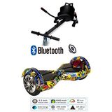 Citymate Smart Balance Elektrikli Kaykay Hoverboard 8.5" Akıllı Dengeli Ledli Bluetooth Hoparlörlü Grafiti
