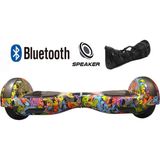 Citymate Smart Balance Elektrikli Kaykay Hoverboard Çanta Hediyeli Bluetooth Hoparlörlü Desenli - DESEN26