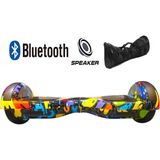Citymate Smart Balance Elektrikli Kaykay Hoverboard Çanta Hediyeli Bluetooth Hoparlörlü Desenli - DESEN28