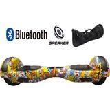 Citymate Smart Balance Elektrikli Kaykay Hoverboard Çanta Hediyeli Bluetooth Hoparlörlü Desenli - DESEN30