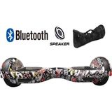 Citymate Smart Balance Elektrikli Kaykay Hoverboard Çanta Hediyeli Bluetooth Hoparlörlü Desenli - DESEN31