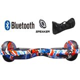 Citymate Smart Balance Elektrikli Kaykay Hoverboard Çanta Hediyeli Bluetooth Hoparlörlü Desenli - DESEN32
