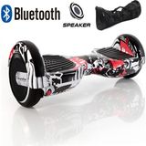 Citymate Smart Balance Elektrikli Kaykay Hoverboard Çanta Hediyeli Bluetooth Hoparlörlü Desenli - DESEN4