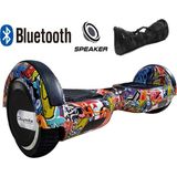 Citymate Smart Balance Elektrikli Kaykay Hoverboard Çanta Hediyeli Bluetooth Hoparlörlü Desenli - DESEN9