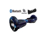 CityMate Smart Balance Elektrikli Kaykay Hoverboard Çanta Hediyeli Bluetooth Hoparlörlü Desenli Gökmavi